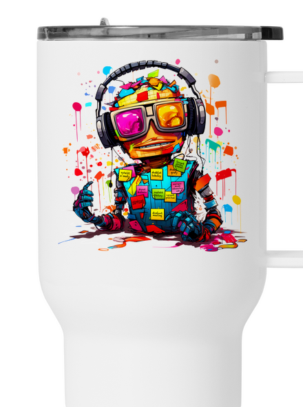 Workaholic robot termohrnek White