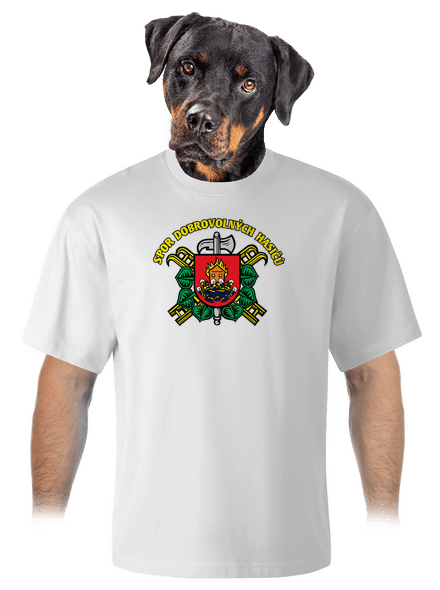 Spor dobrovolných hasičů unisex tričko oversized White