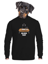 unisex mikina bez kapuce