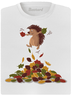 Radost z listí dámské sportovní tričko White