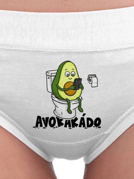 Avokakádo dámské kalhotky White