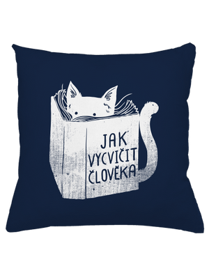 Povinná četba polštář Dark Navy