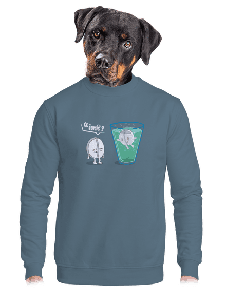 Co šumíš unisex mikina bez kapuce Nordic Blue