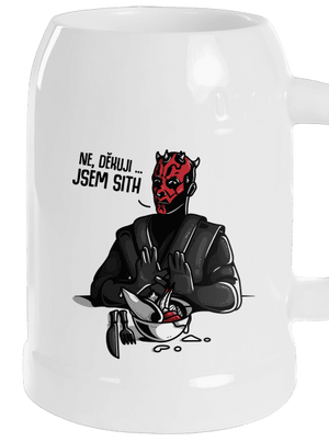 Jsem sith půllitr White