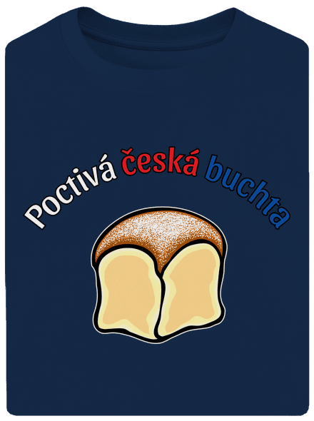 Poctivá buchta a klobása unisex tričko oversized Midnight Blue