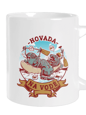 Hovada na vodě velký hrnek White
