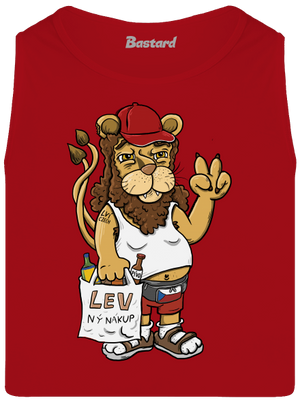 Lvíček pánské tílko Red