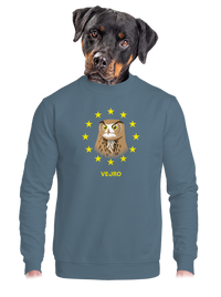 unisex mikina bez kapuce