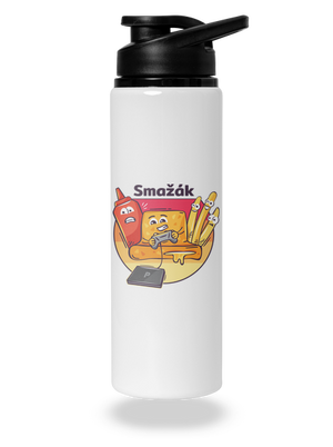 Smažák lahev na vodu White