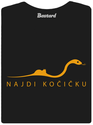 Najdi kočičku dámské tričko Black