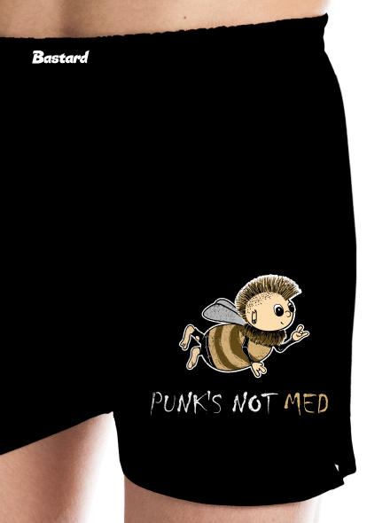 Punks Not Med pánské trenky Black