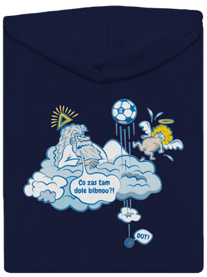 Out pánská mikina na zip Navy