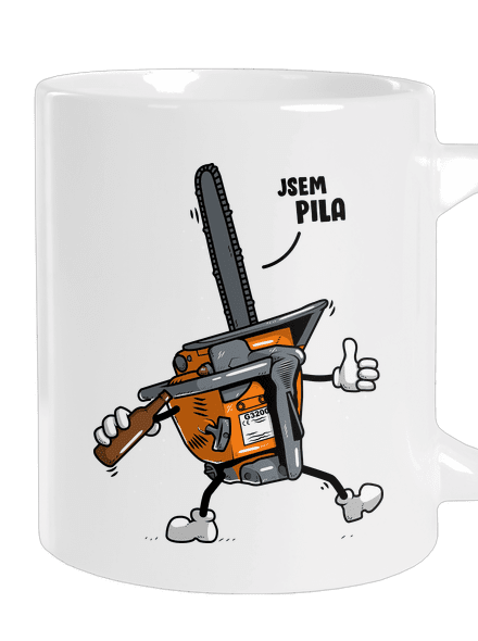 Jsem pila velký hrnek White