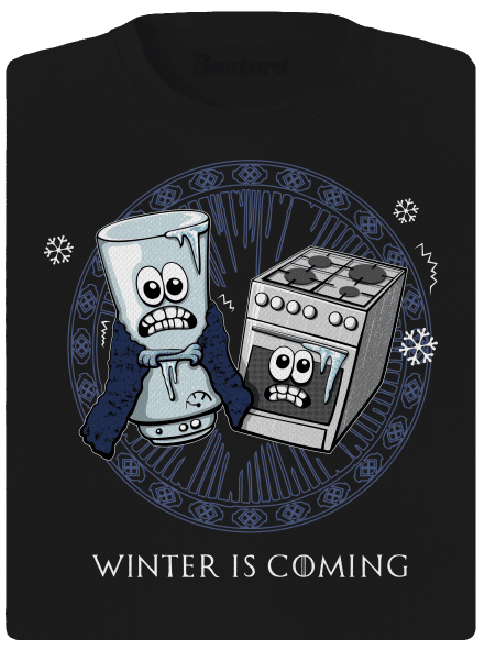 Winter is coming dámské sportovní tričko Black