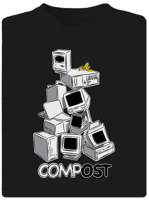 Compost pánské sportovní tričko Black