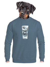 unisex mikina bez kapuce