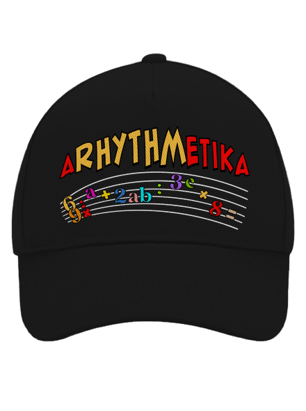 Arhythmetika kšiltovka baseballka Black