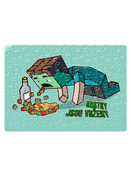 Kostky jsou vrženy puzzle White