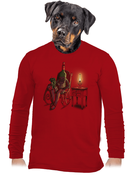 Dědo, vyprávěj pánské dlouhý rukáv Red