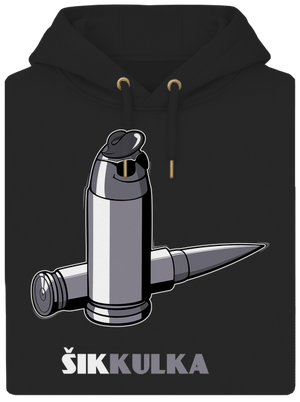 Šikkulka unisex mikina premium Dark Black