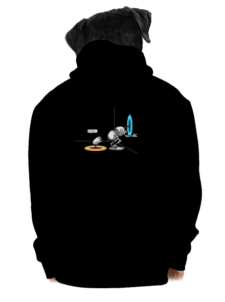 Portal pánská mikina na zip Black