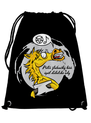 Žluťoučký kůň vak Black