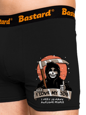 I love my job boxerky Black