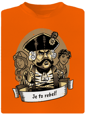 B14: S čerty nejsou žerty pánské sportovní tričko Neon Orange