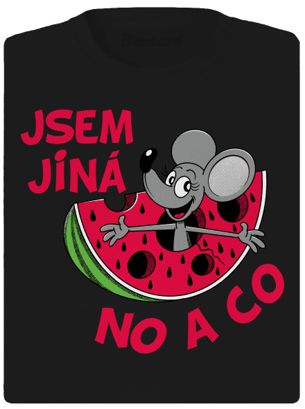 Jsem jiná dámské sportovní tričko Black