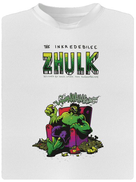 Zhulk  pánské sportovní tričko White
