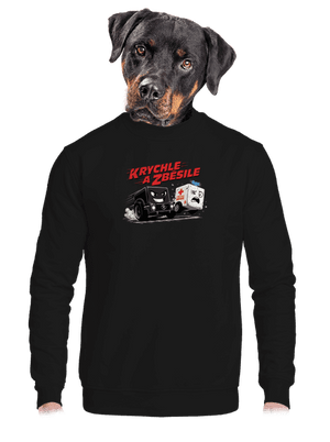 unisex mikina bez kapuce