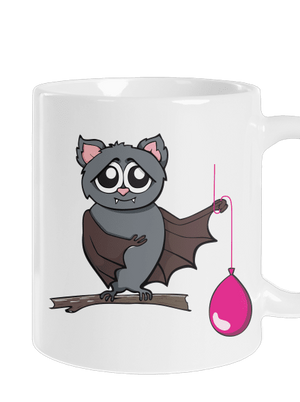 Netopýr klasický hrnek White