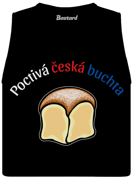 Poctivá buchta a klobása dámské tílko volné Black
