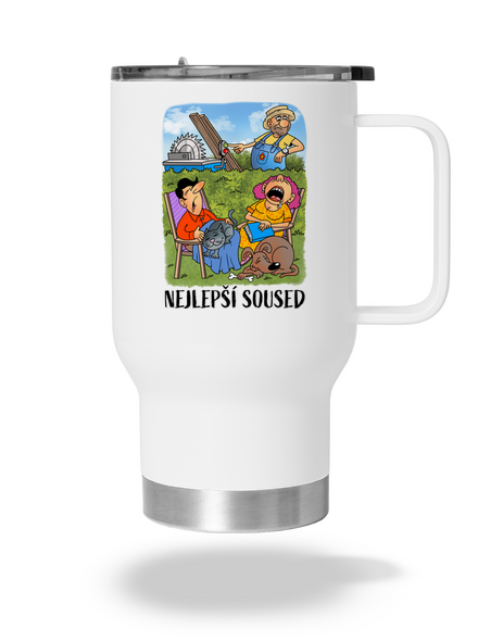 Nejlepší soused termohrnek White