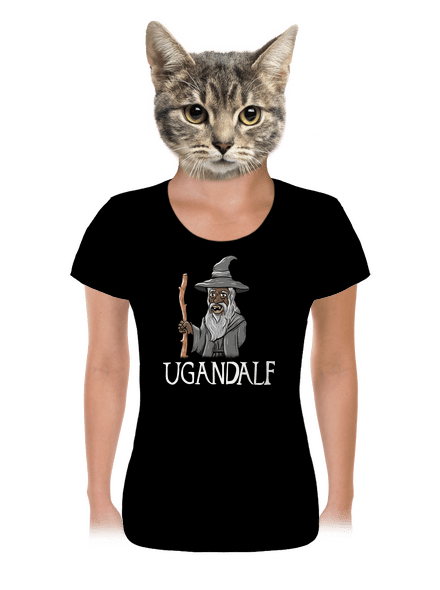 Ugandalf dámské tričko Black