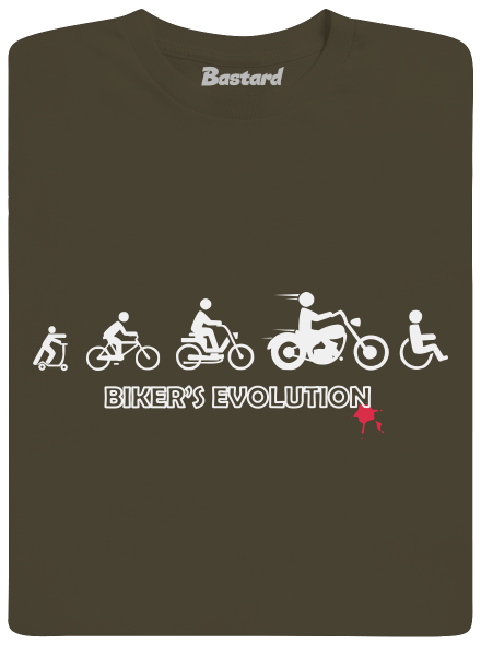 Bikers evolution pánské dlouhý rukáv Urban Khaki