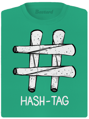 Hash tag dámské sportovní tričko Mint Mal