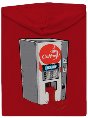 Jackpot pánská mikina na zip Red