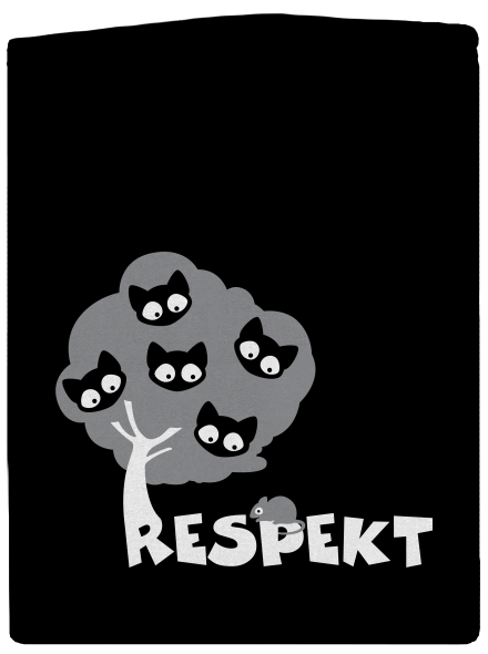 Respekt pánská mikina na zip Black