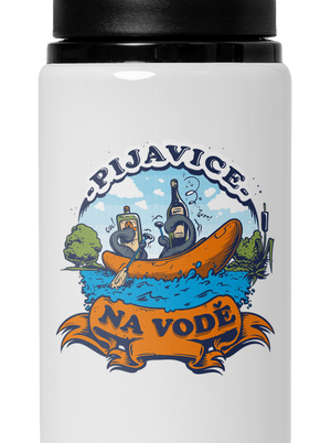 Pijavice na vodě lahev na vodu White