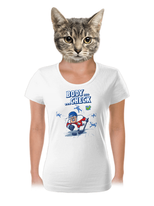 Body check dámské tričko White