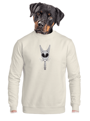 unisex mikina bez kapuce