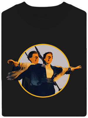 Titanic unisex mikina bez kapuce Black