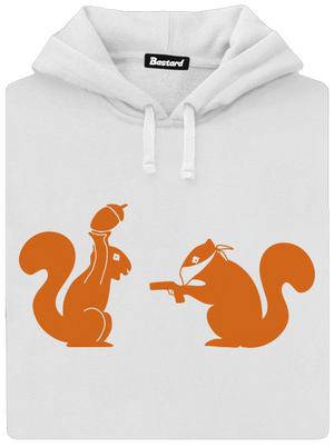 Veverky dámská mikina klokanka White