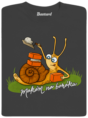 Makám na baráku pánské dlouhý rukáv Dark Grey