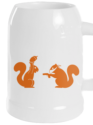 Veverky půllitr White