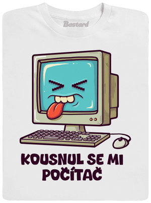 Kousnul se mi počítač dětské tričko White