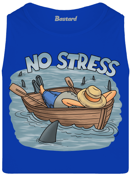 No stress pánské tílko Royal Blue