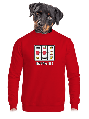 unisex mikina bez kapuce