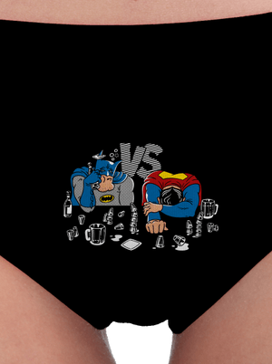 Souboj superhrdinů dámské kalhotky Black